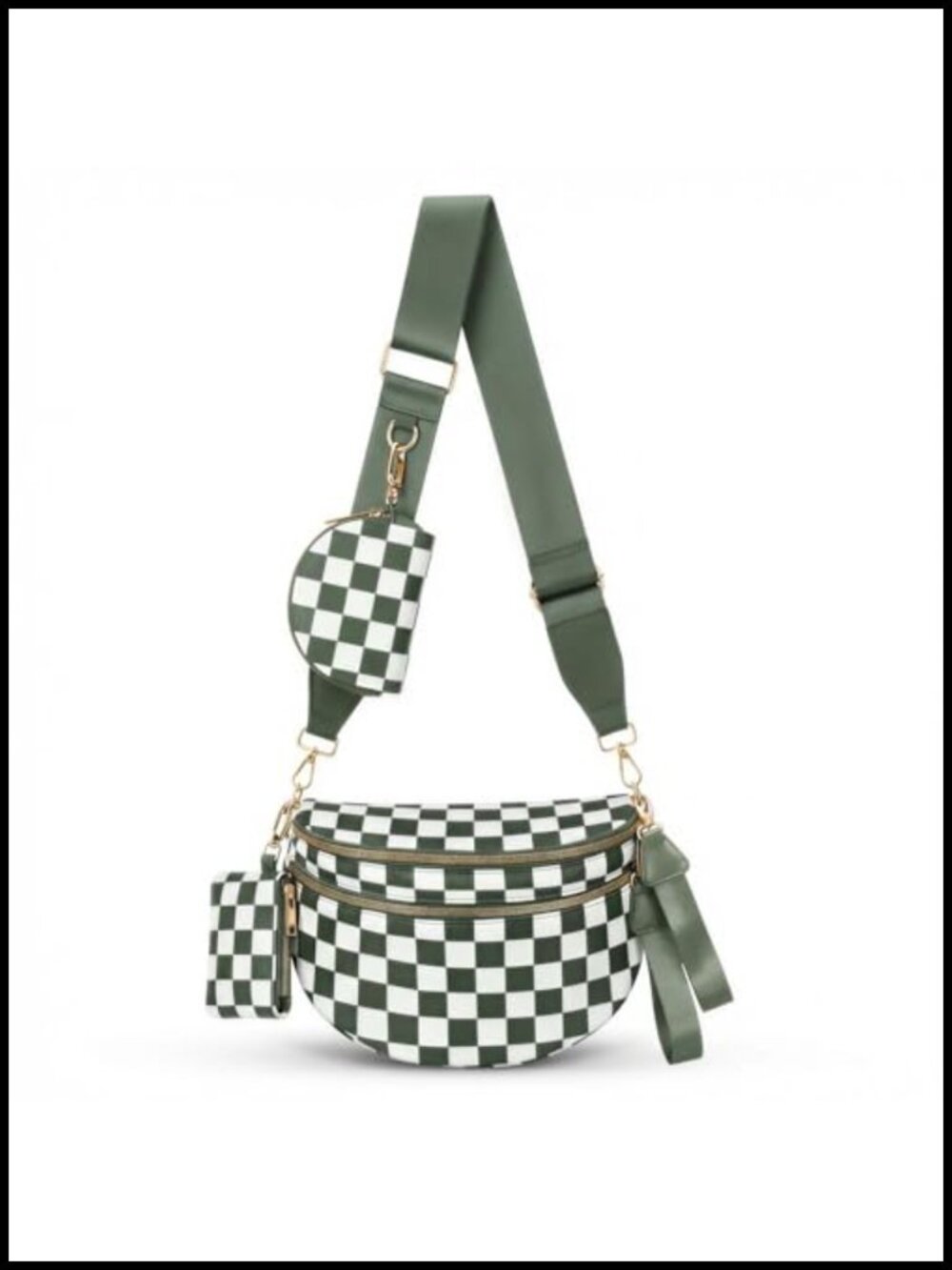 Large Nylon Crossbody Bag Adjustable Strap RFID Pouches Travel
